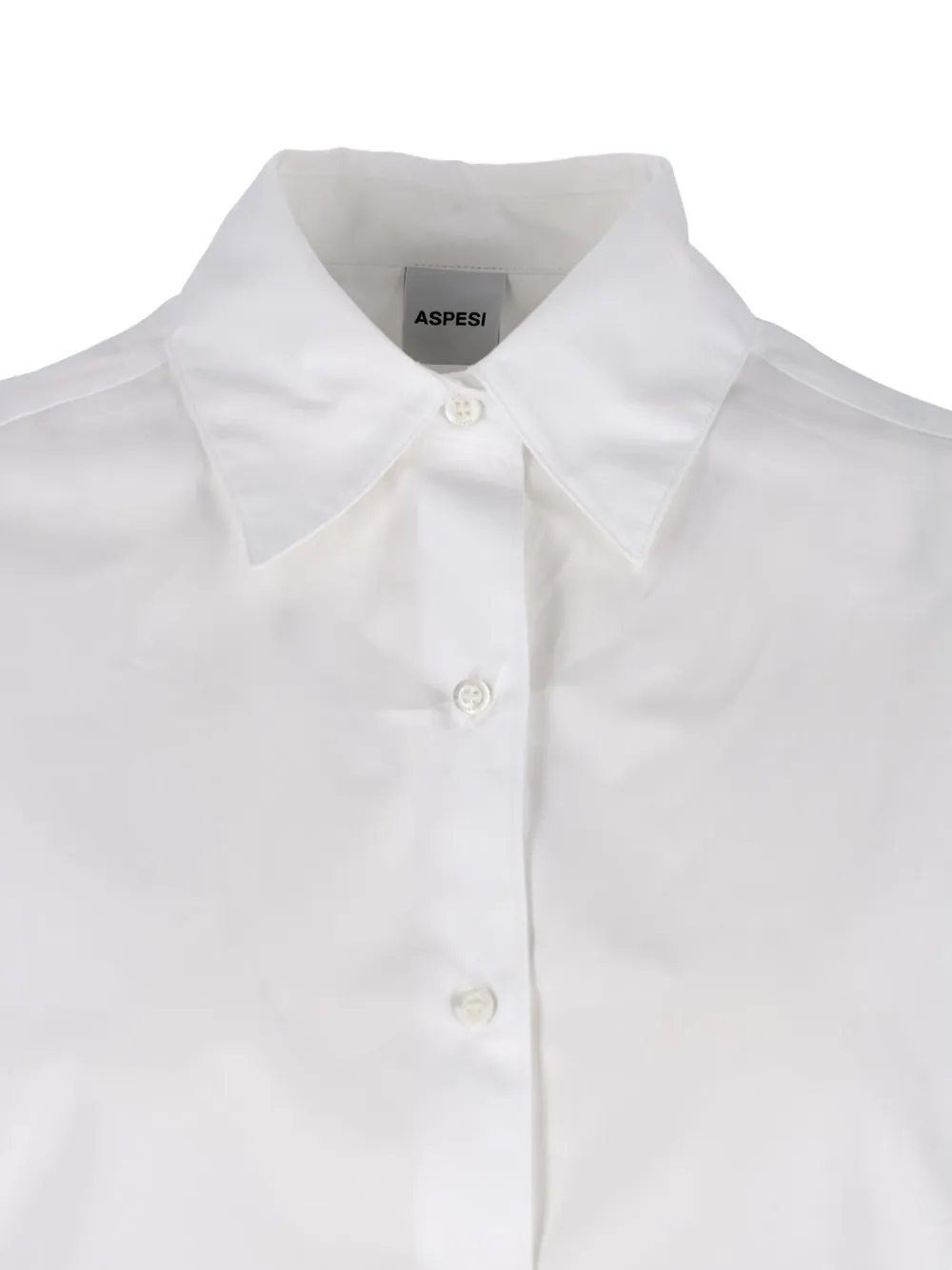 ASPESI Cropped blouse Wit