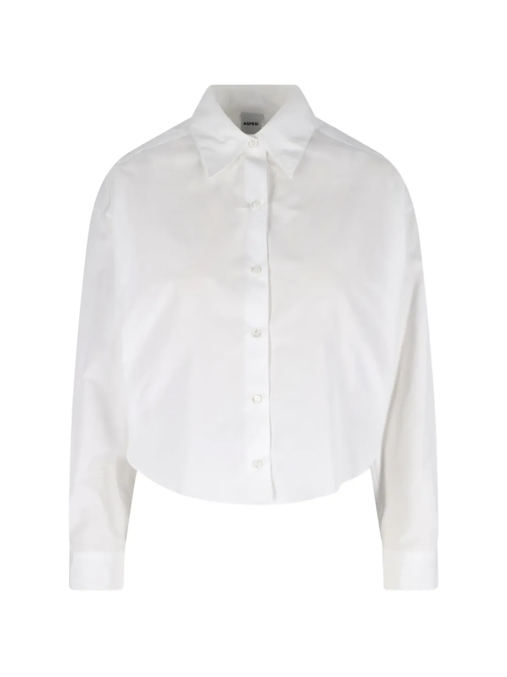 ASPESI cropped shirt - Bianco