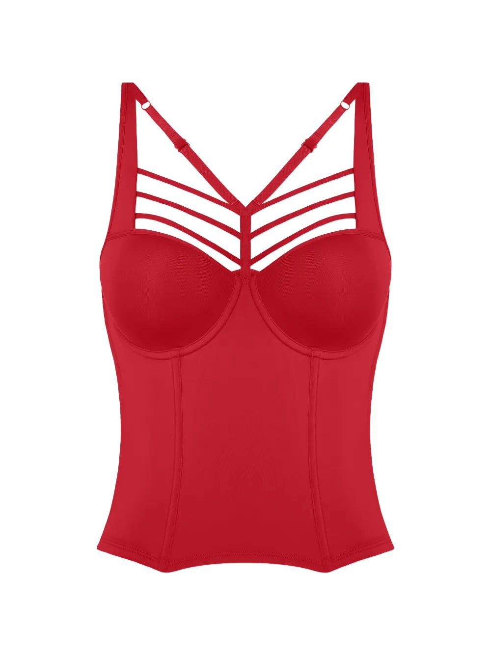 Marlies Dekkers Corsetto con cinghie - Rosso