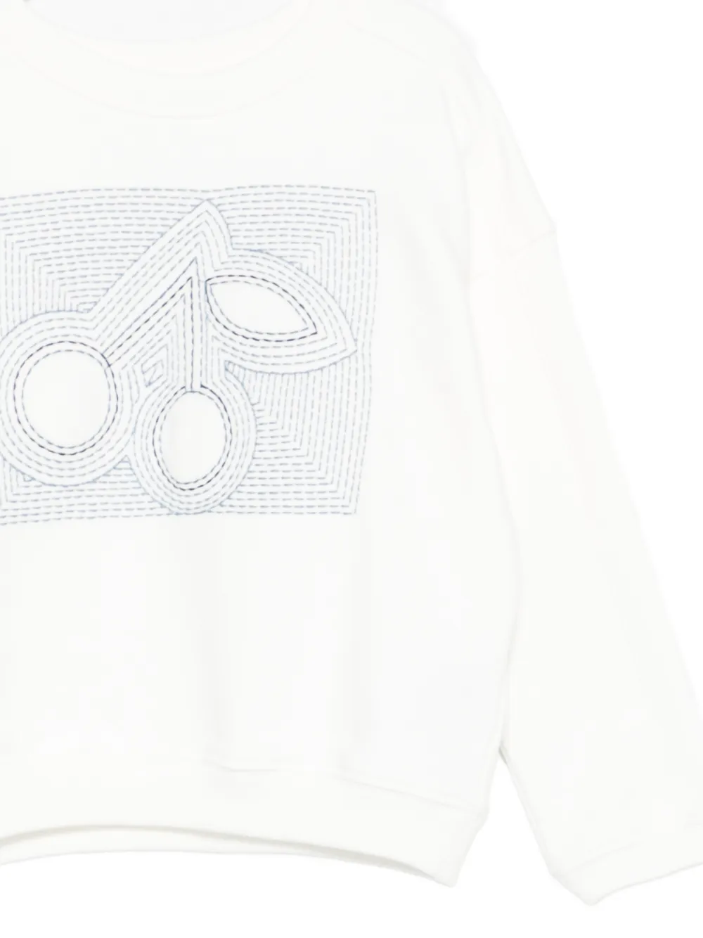  Bonpoint Embroidered Sweatshirt - White 