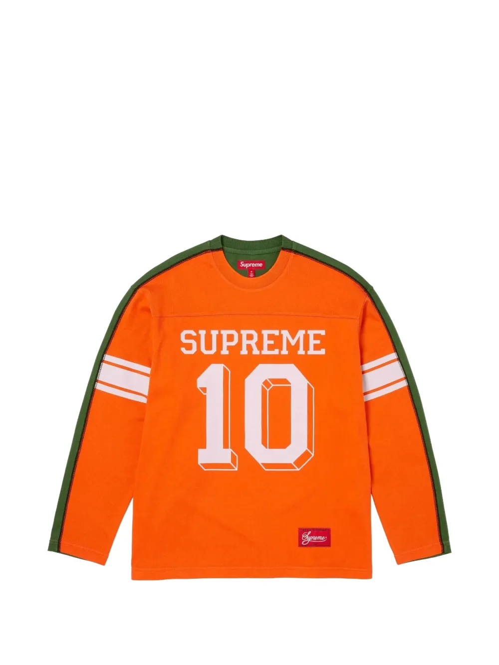 Supreme split long-sleeved sweater - Arancione