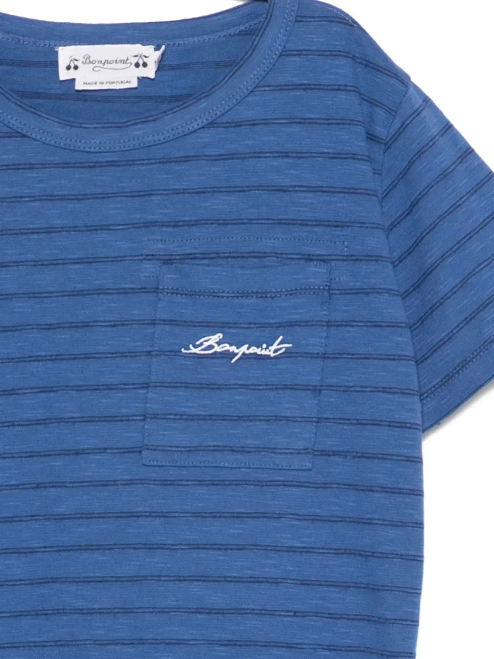  Bonpoint Striped T-shirt - Blue 