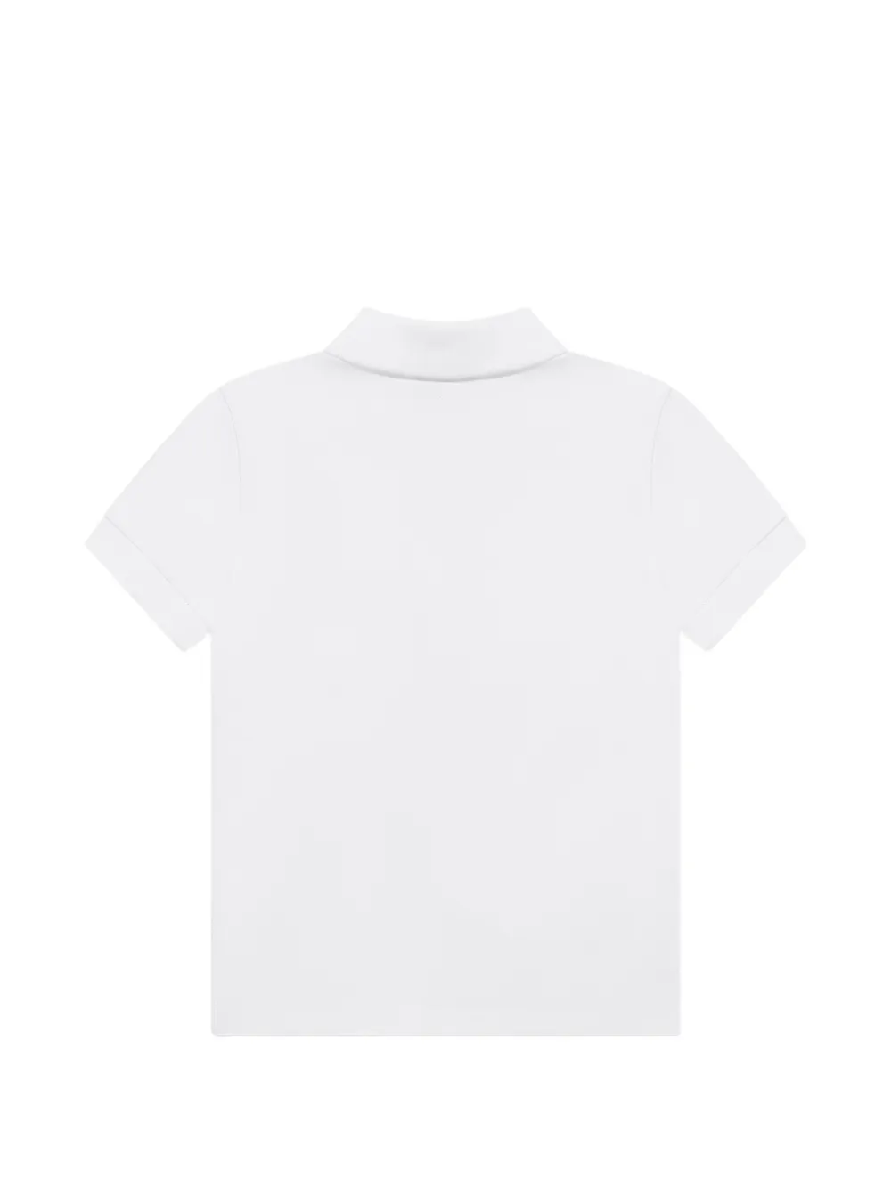 Moschino Kids Poloshirt met logoprint Wit