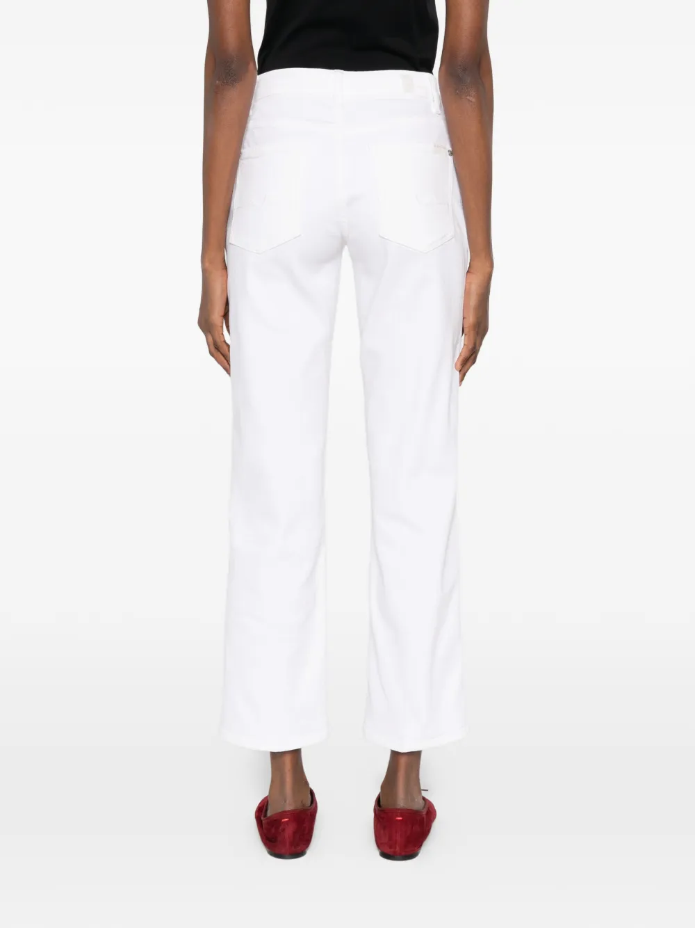7 For All Mankind Calie straight jeans Wit