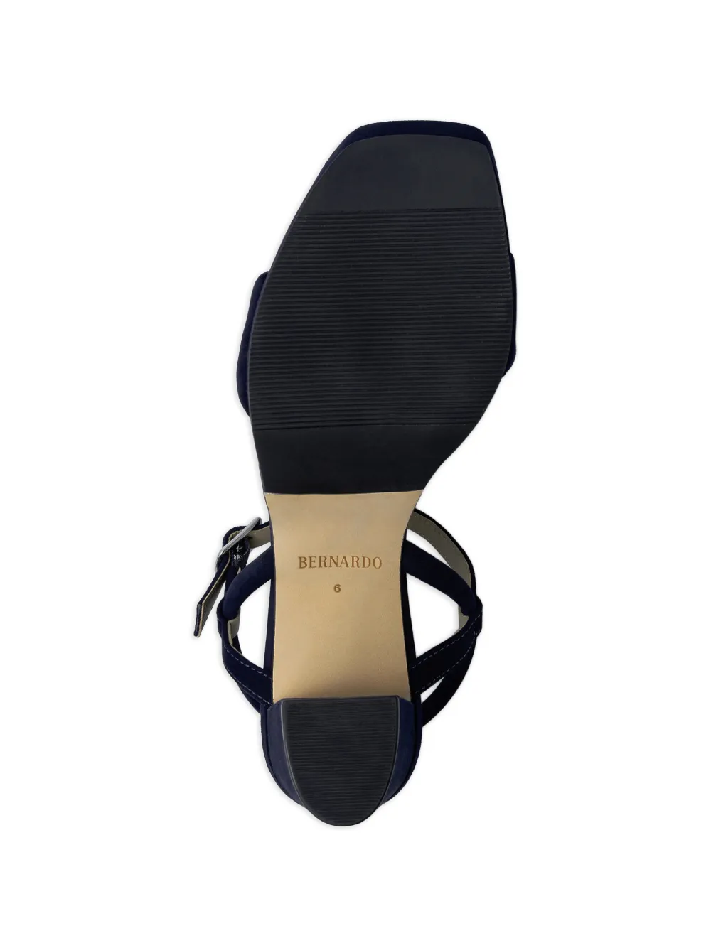 Bernardo Canto sandalen met vierkante neus Blauw