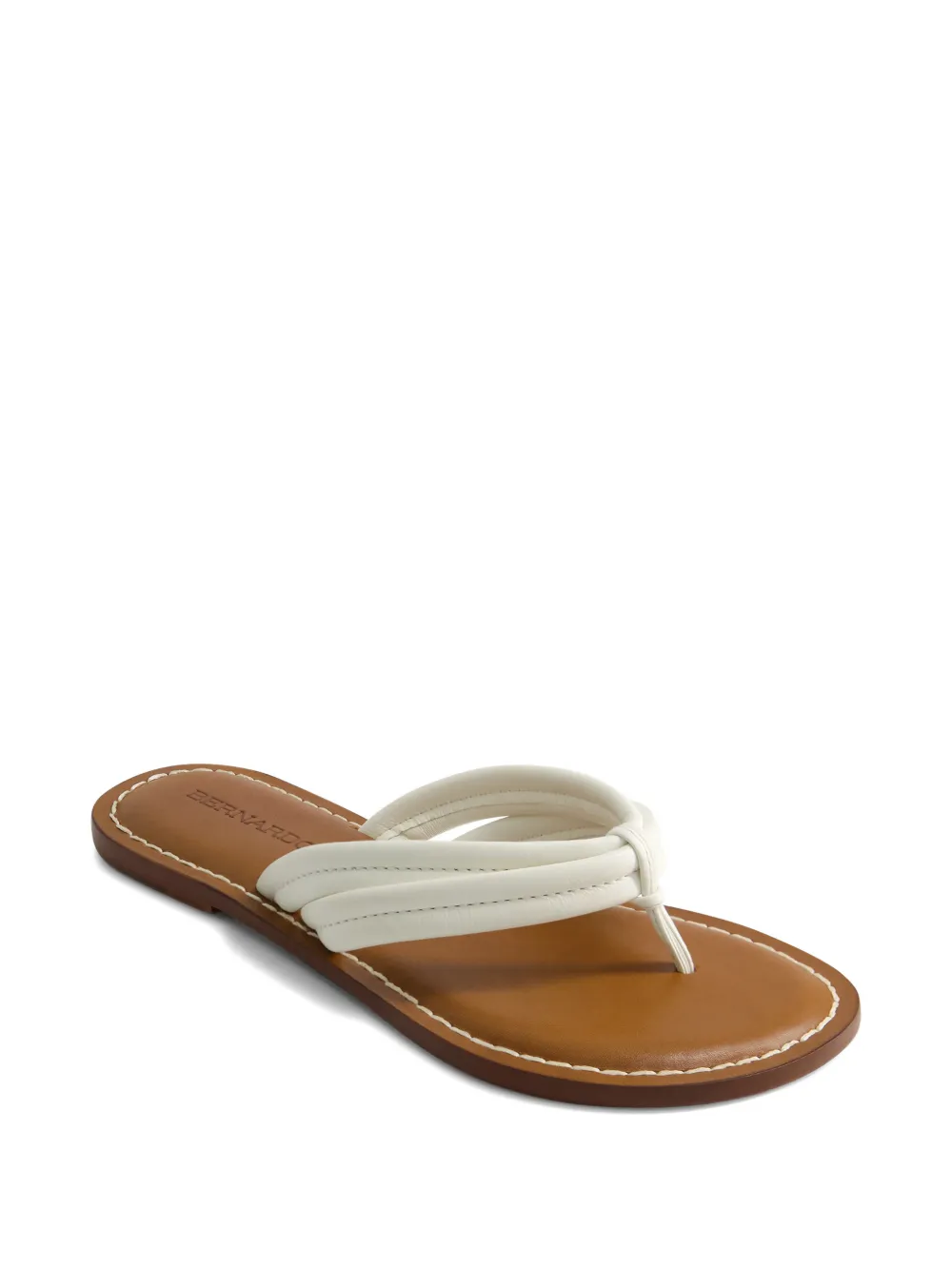 Bernardo Miami leren sandalen Wit