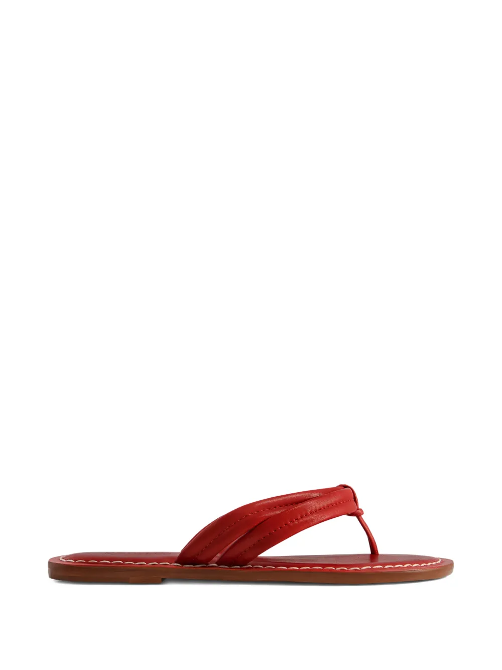 Bernardo Miami leren sandalen Rood