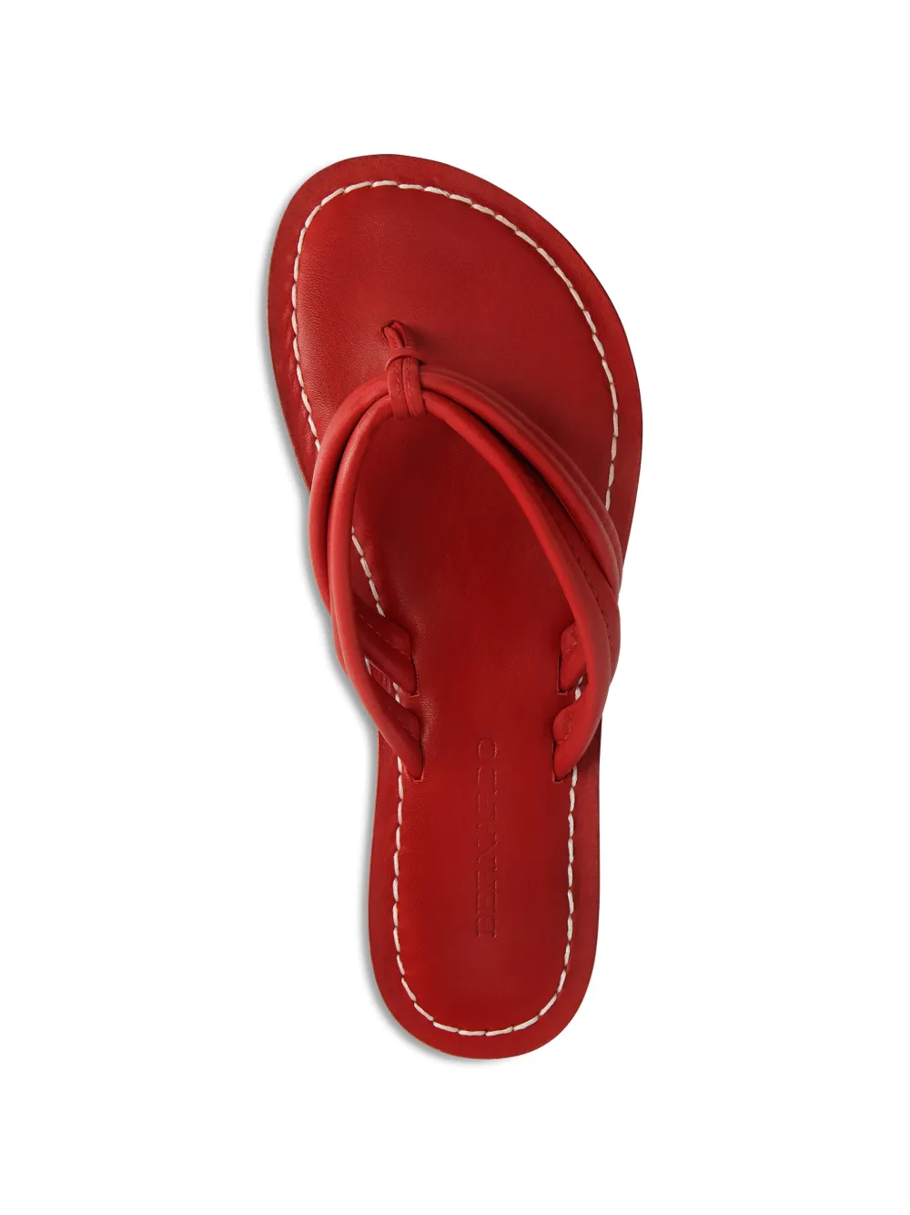  Bernardo Miami Leather Sandals - Red 