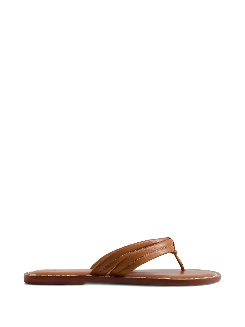 Bernardo Miami leren sandalen Bruin