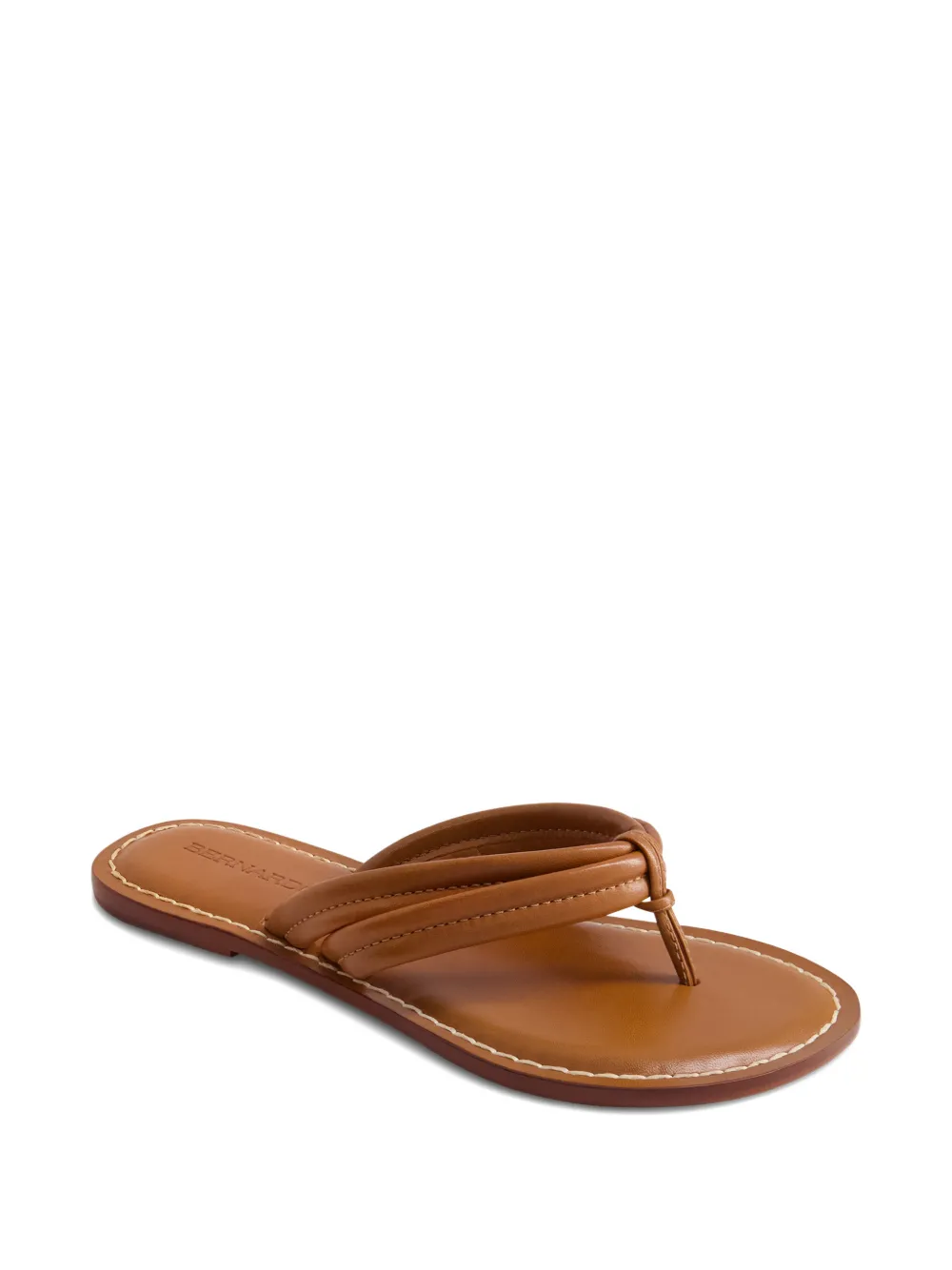 Bernardo Miami leren sandalen Bruin