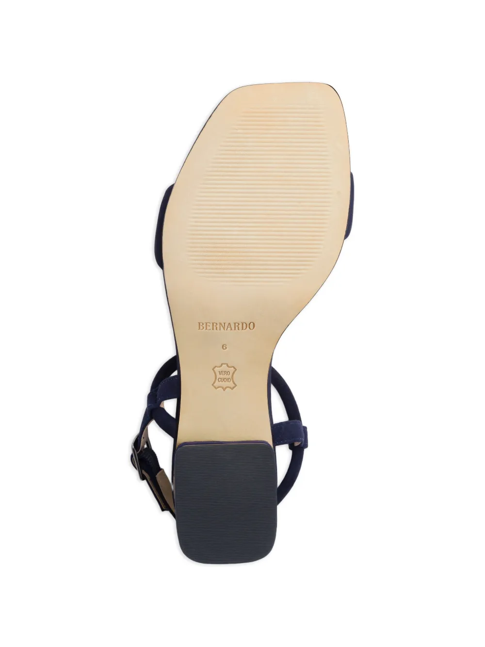 Bernardo Josei sandalen met vierkante neus Blauw