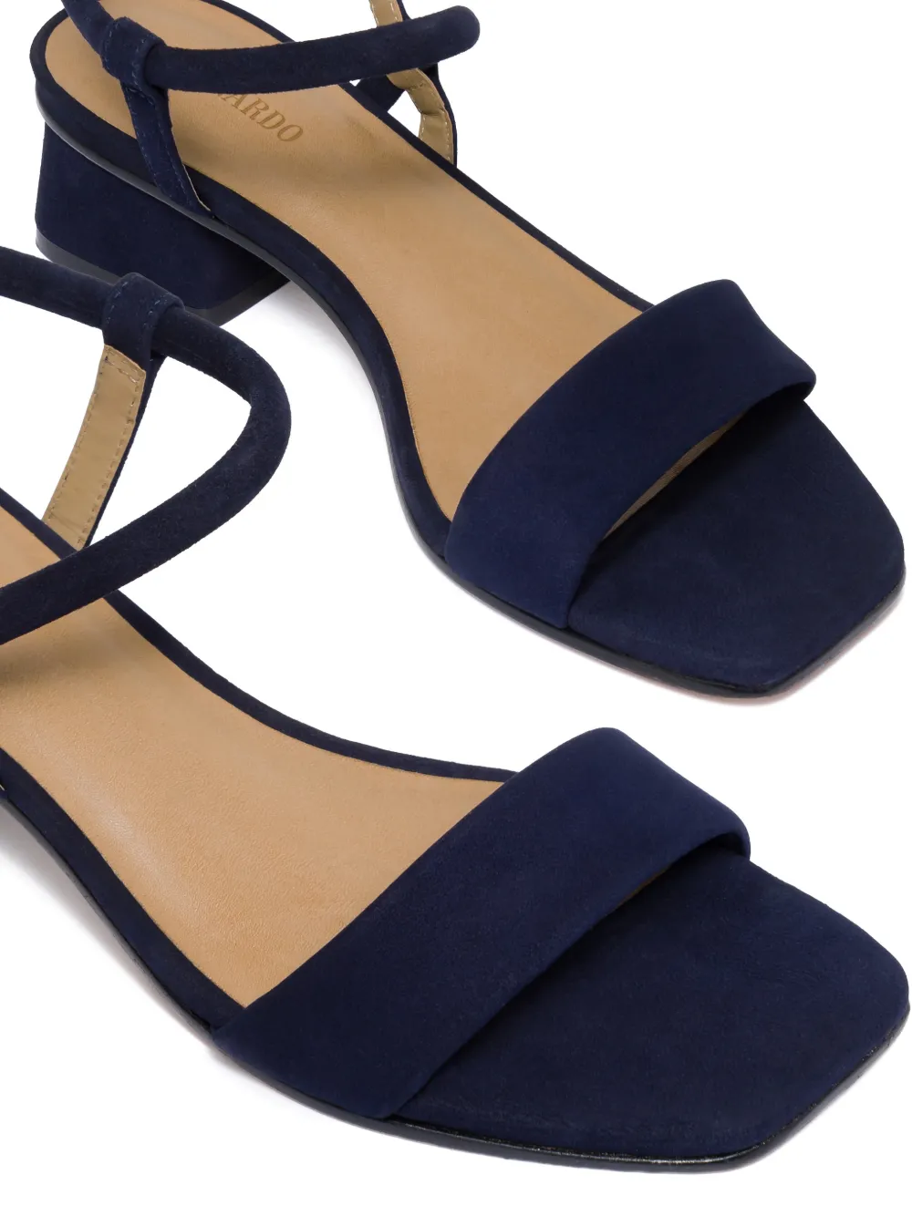 Bernardo Josei sandalen met vierkante neus Blauw