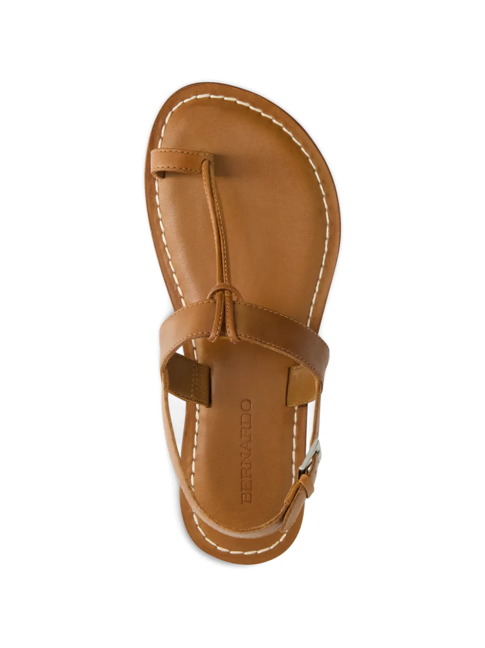 Bernardo Maverick leren sandalen Bruin