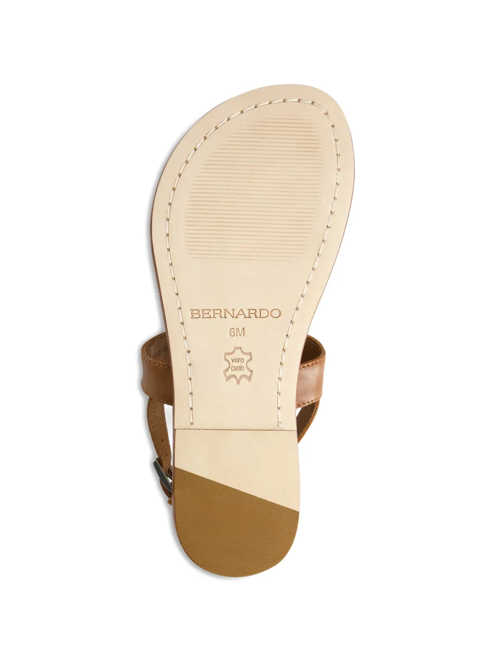 Bernardo Maverick leren sandalen Bruin
