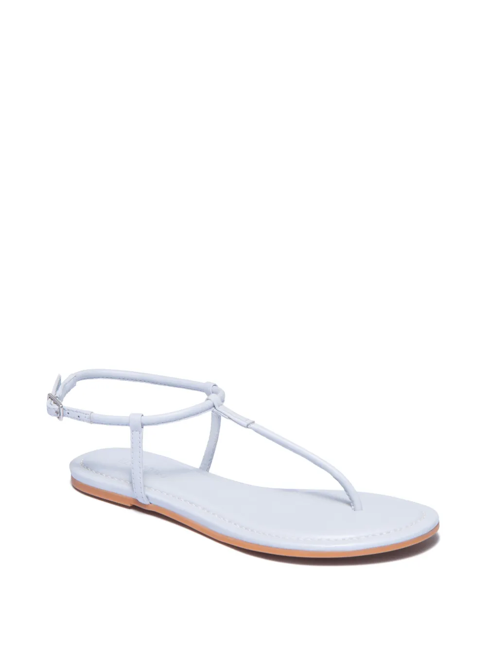 Bernardo Leren sandalen Blauw