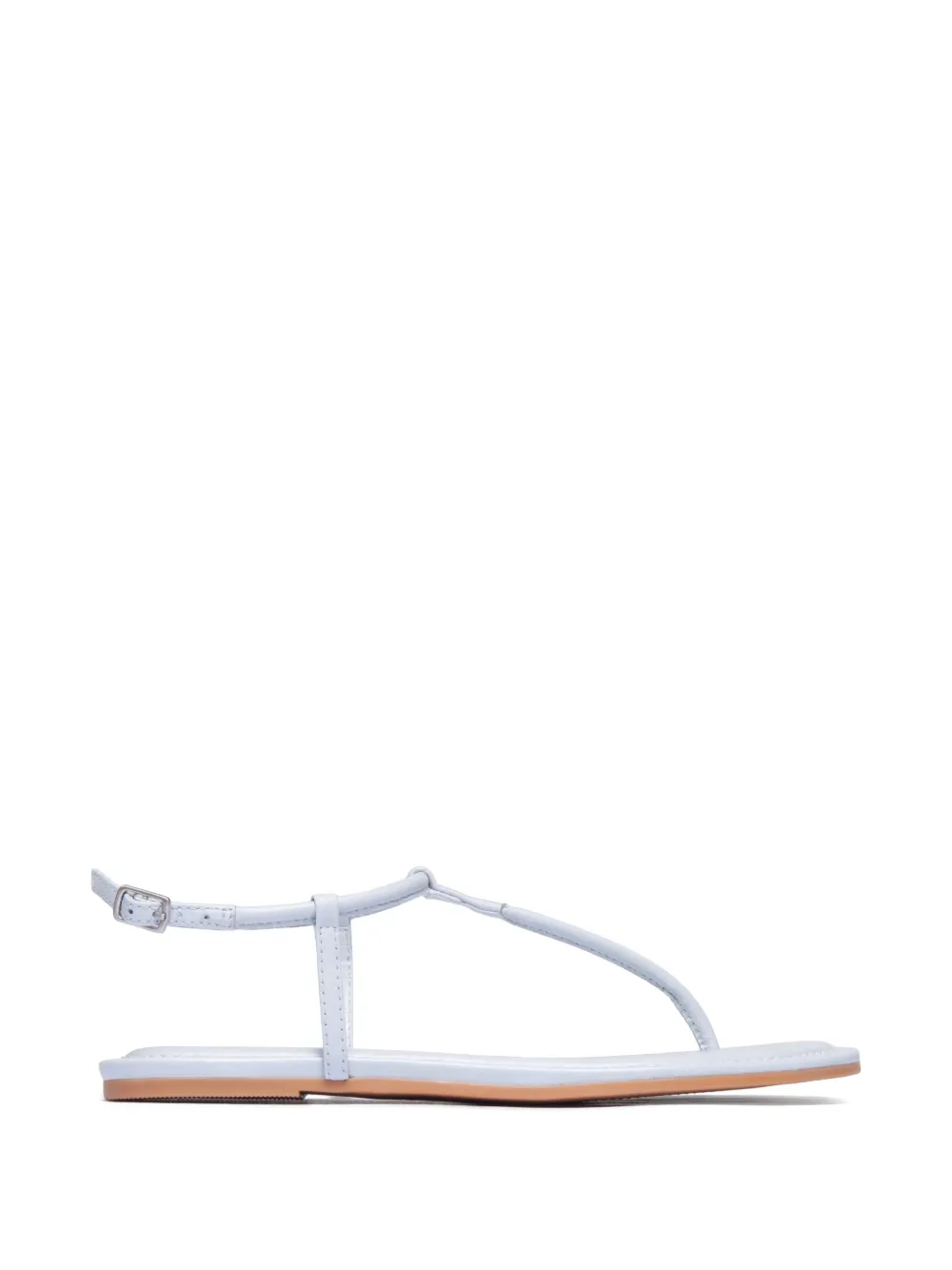 Bernardo Leren sandalen Blauw