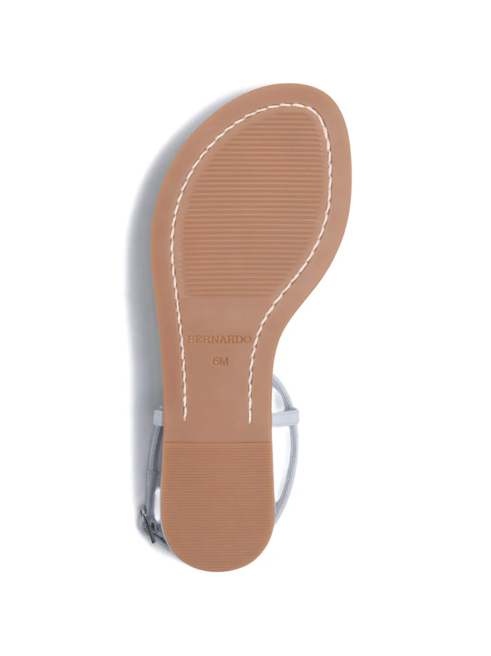 Bernardo Leren sandalen Blauw