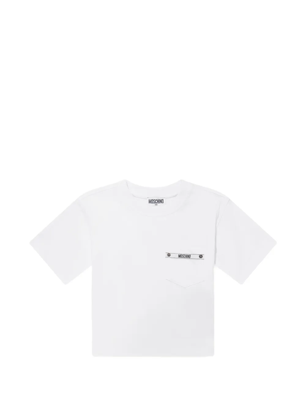 Moschino Kids pocket T-shirt - Bianco