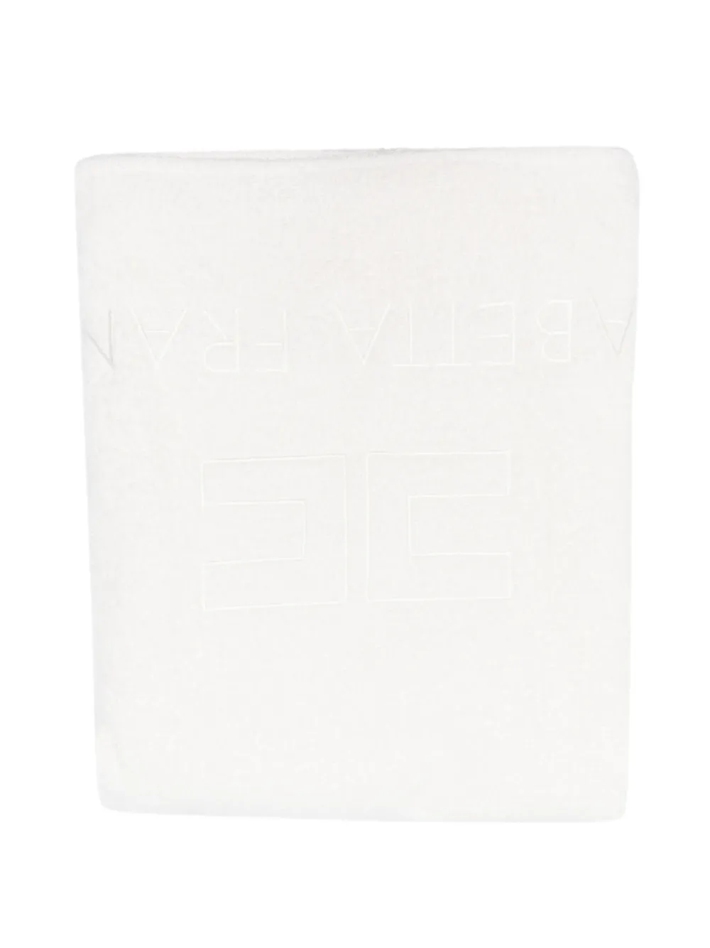 Elisabetta Franchi La Mia Bambina openwork scalloped blanket - Rosa