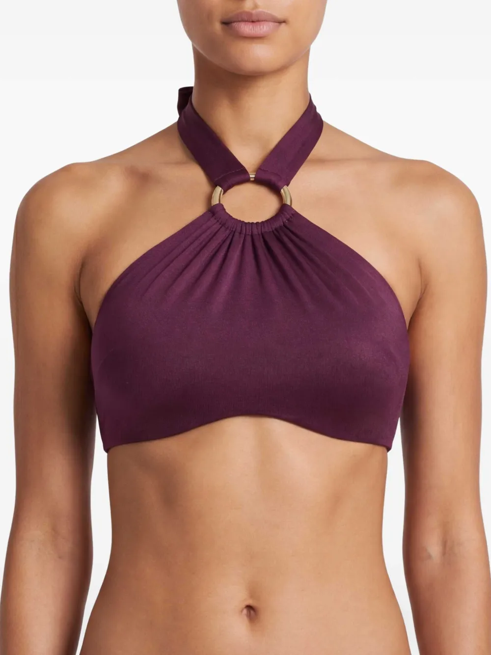 Marlies Dekkers Gewatteerde strapless bikinitop Paars