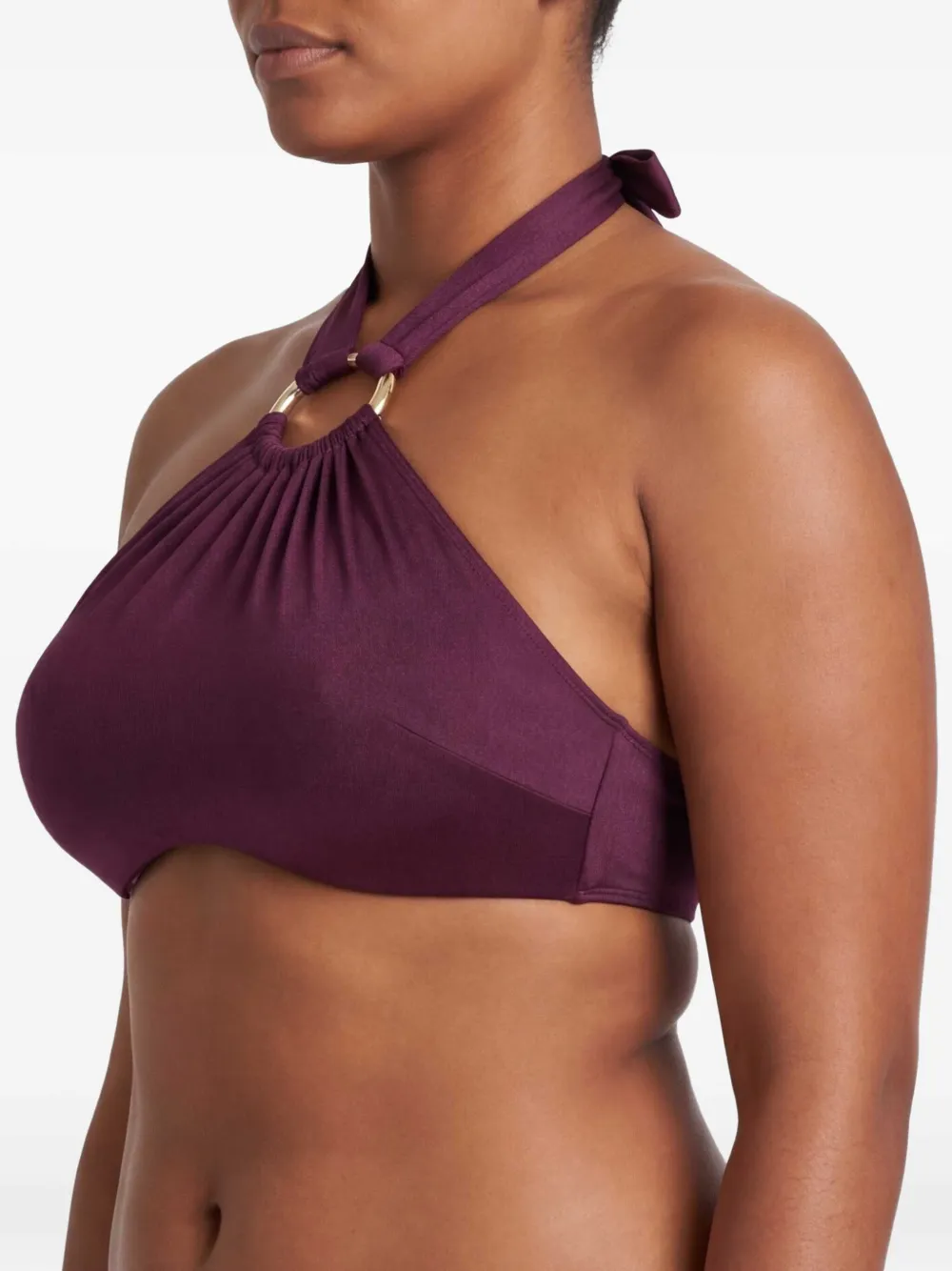 Marlies Dekkers Gewatteerde strapless bikinitop Paars