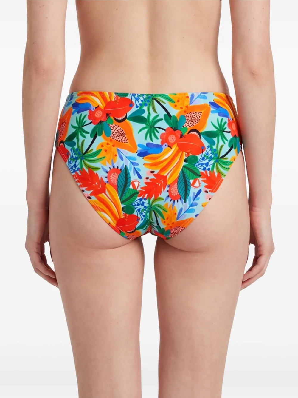 Marlies Dekkers Paradisa bikinislip met bloemenprint Blauw