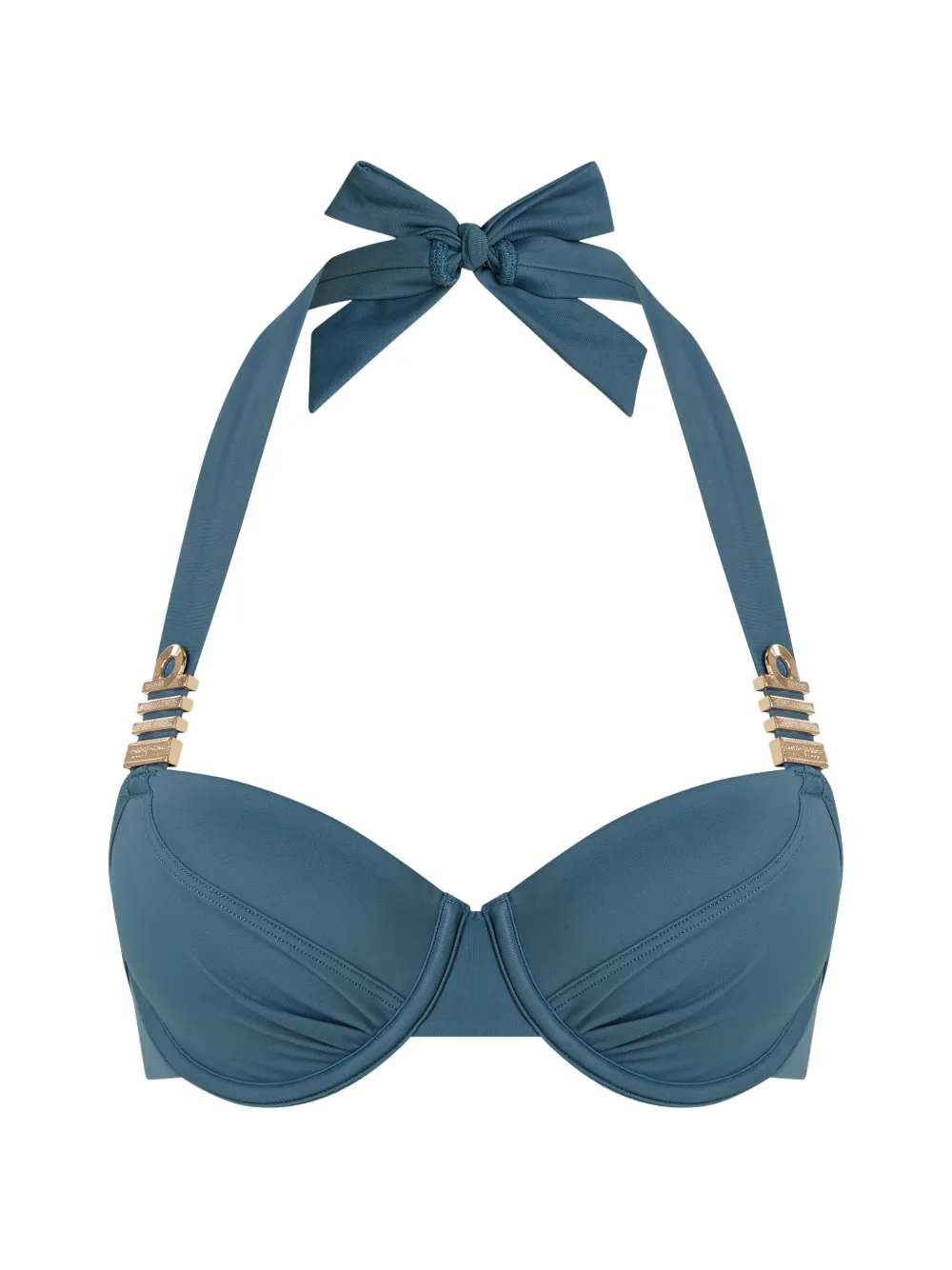 Marlies Dekkers Top bikini con chiusura a fermaglio - Blu
