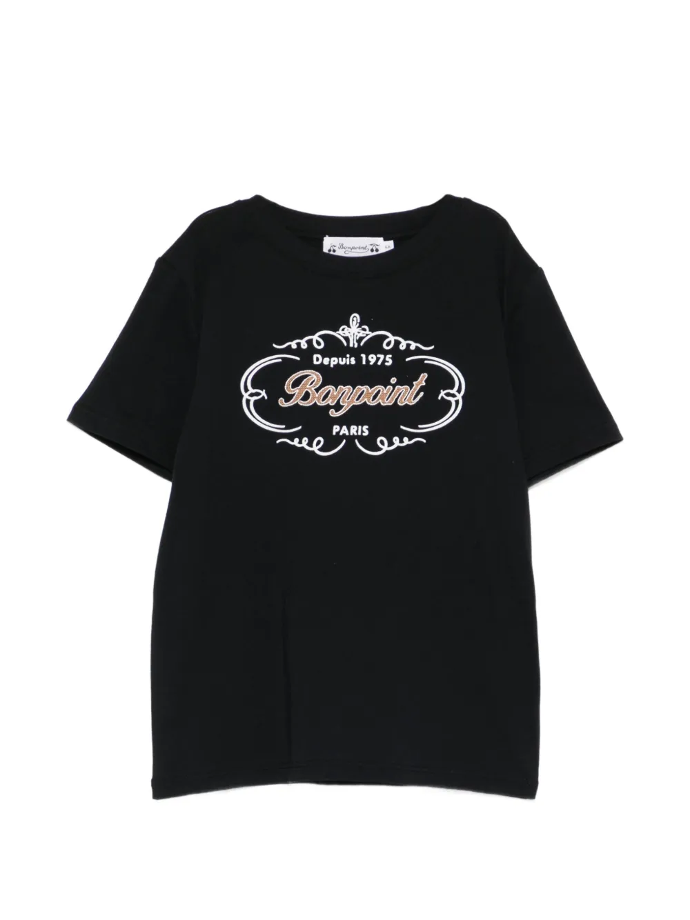 Bonpoint logo T-shirt - Nero
