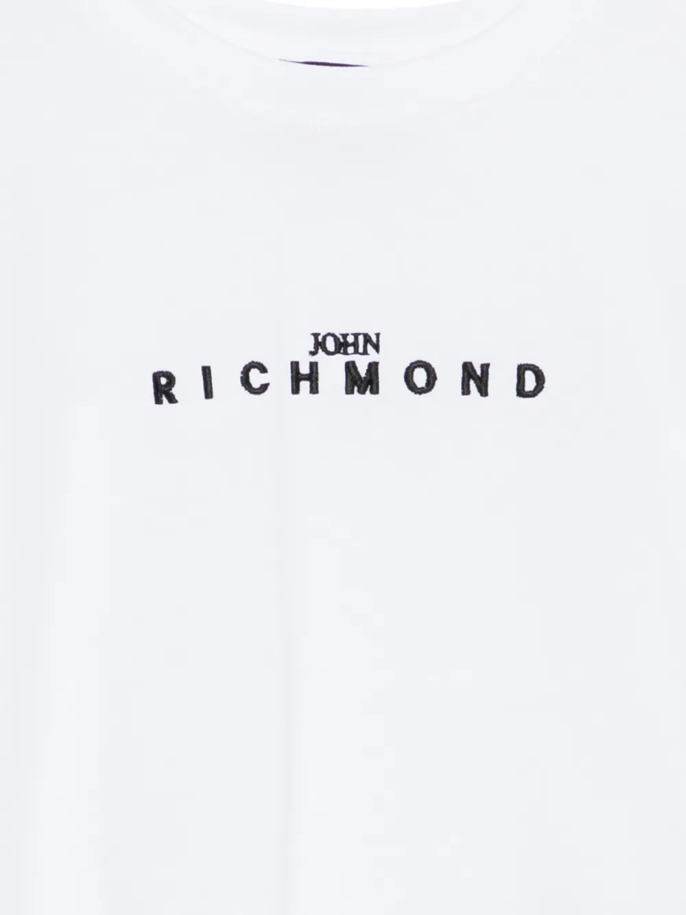 John Richmond Junior T-shirts met logo Wit