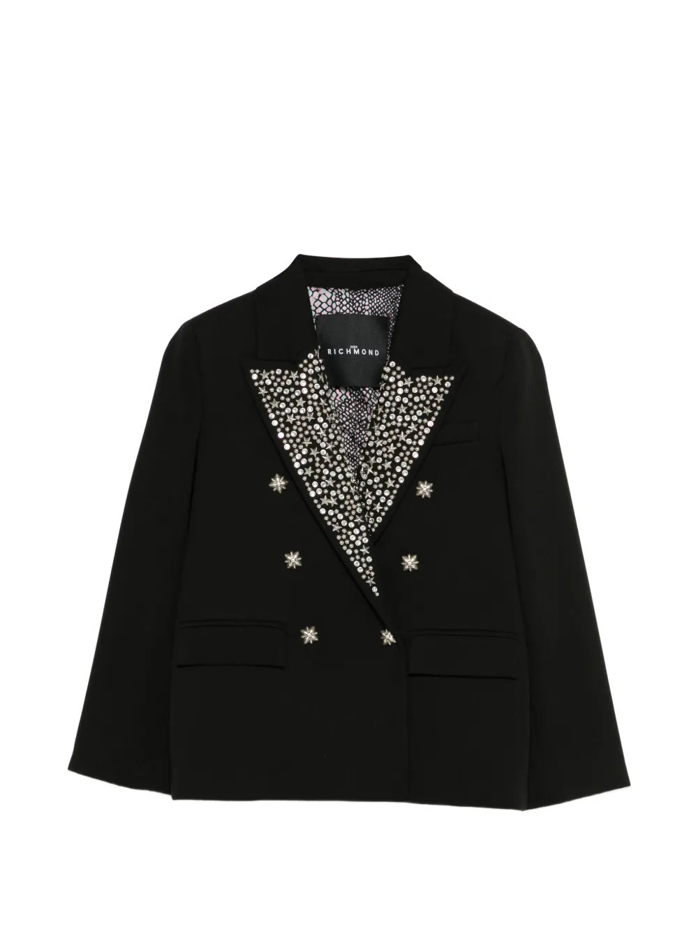 John Richmond Junior star-embellished jacket - Black