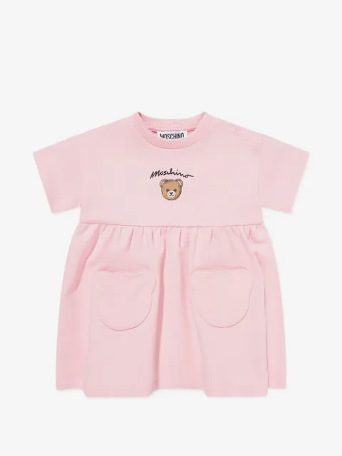 Moschino Kids vestido con estampado Teddy Bear