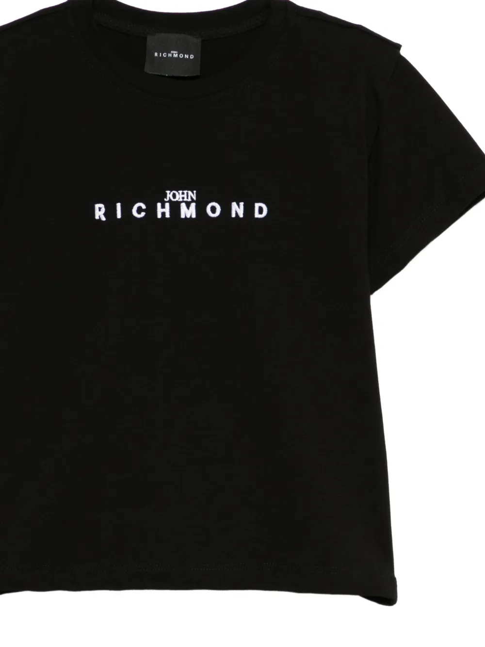 John Richmond Junior T-shirt met print Zwart