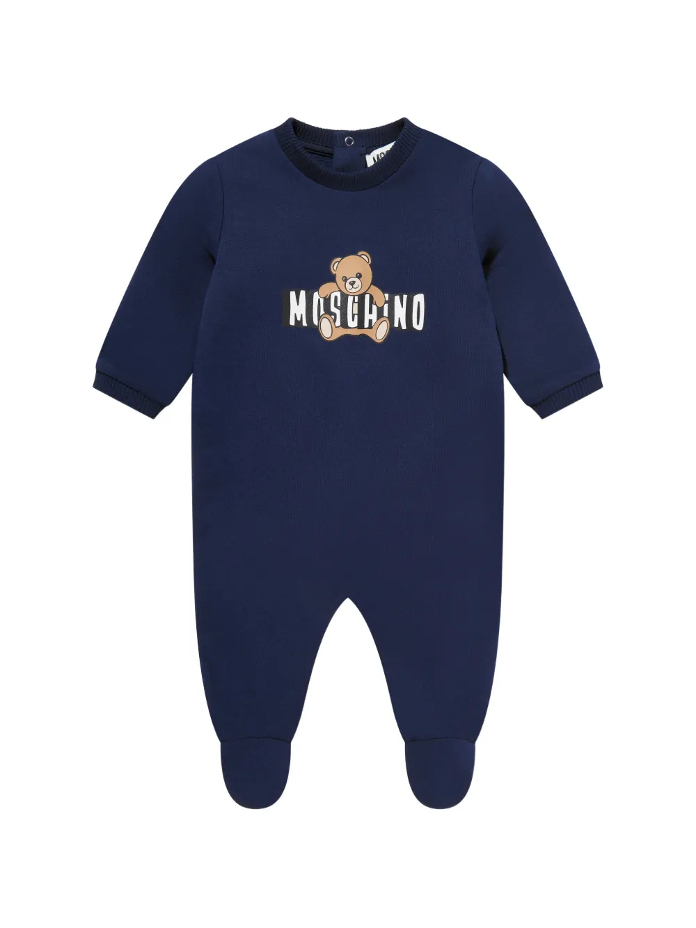 Moschino Kids Babypakje met logoprint Blauw