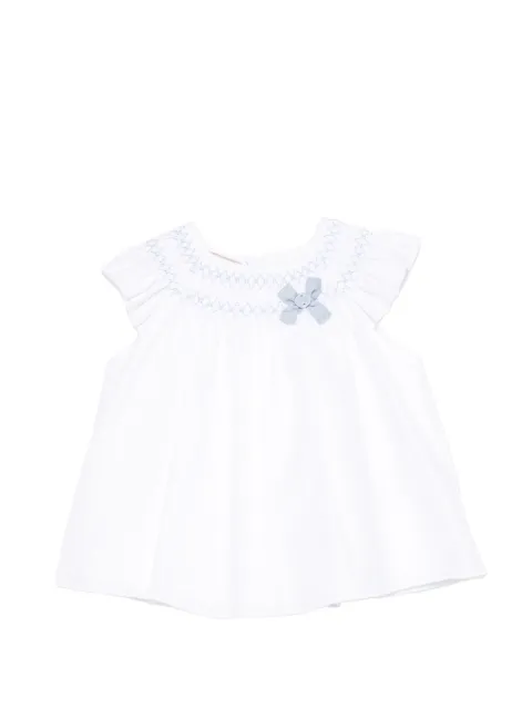Paz Rodriguez bow smocked shorts set