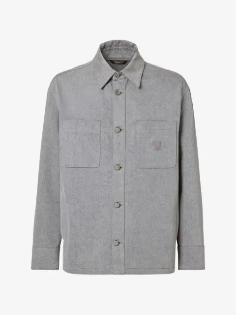 FENDI embroidery denim shirt