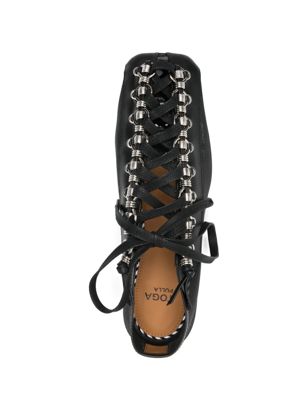 Toga Pulla Mesh platte pumps Wit