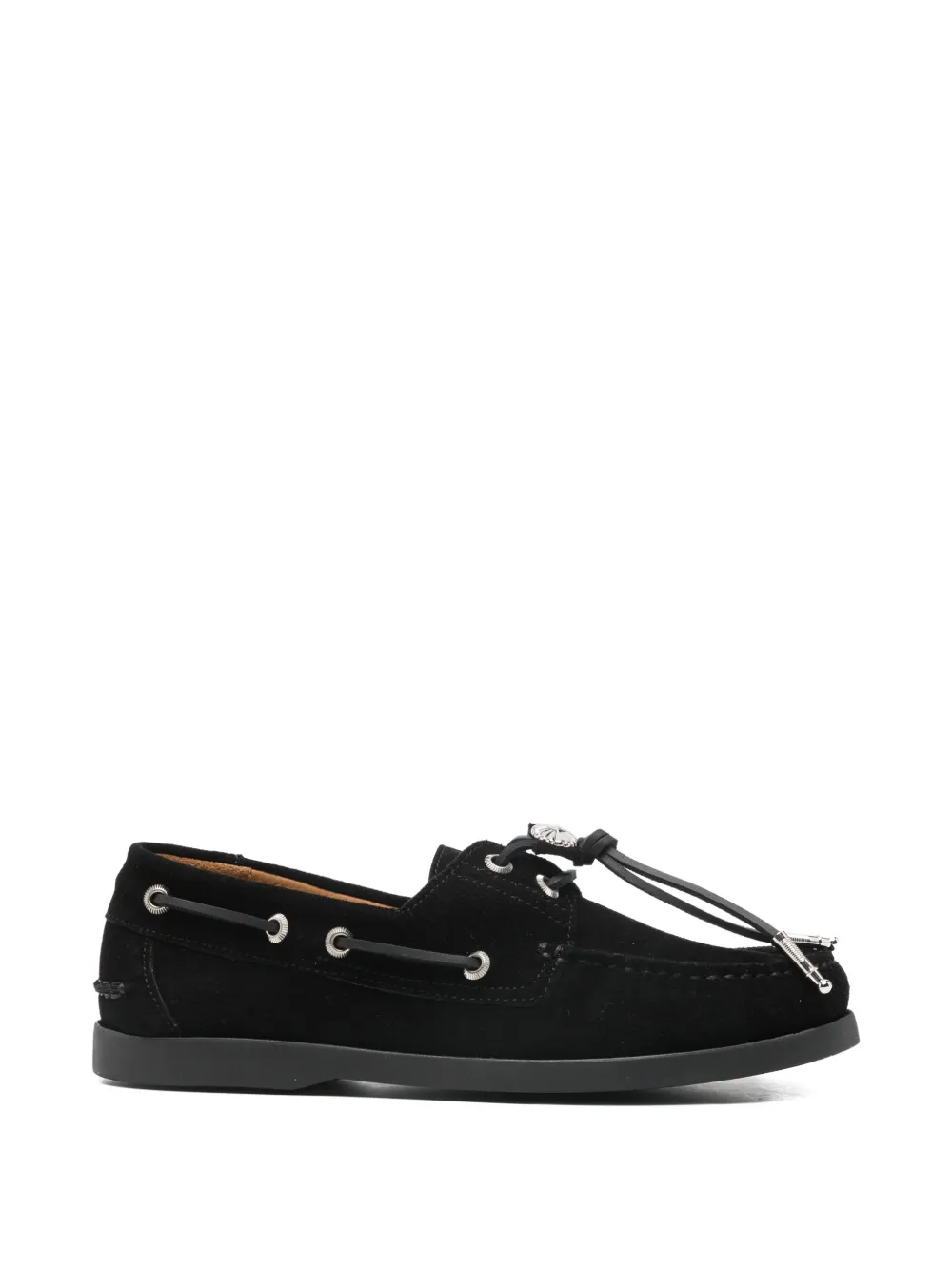 Toga Pulla embellished boat shoes - Nero