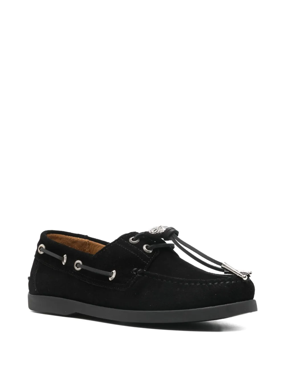 Toga Pulla embellished boat shoes Zwart