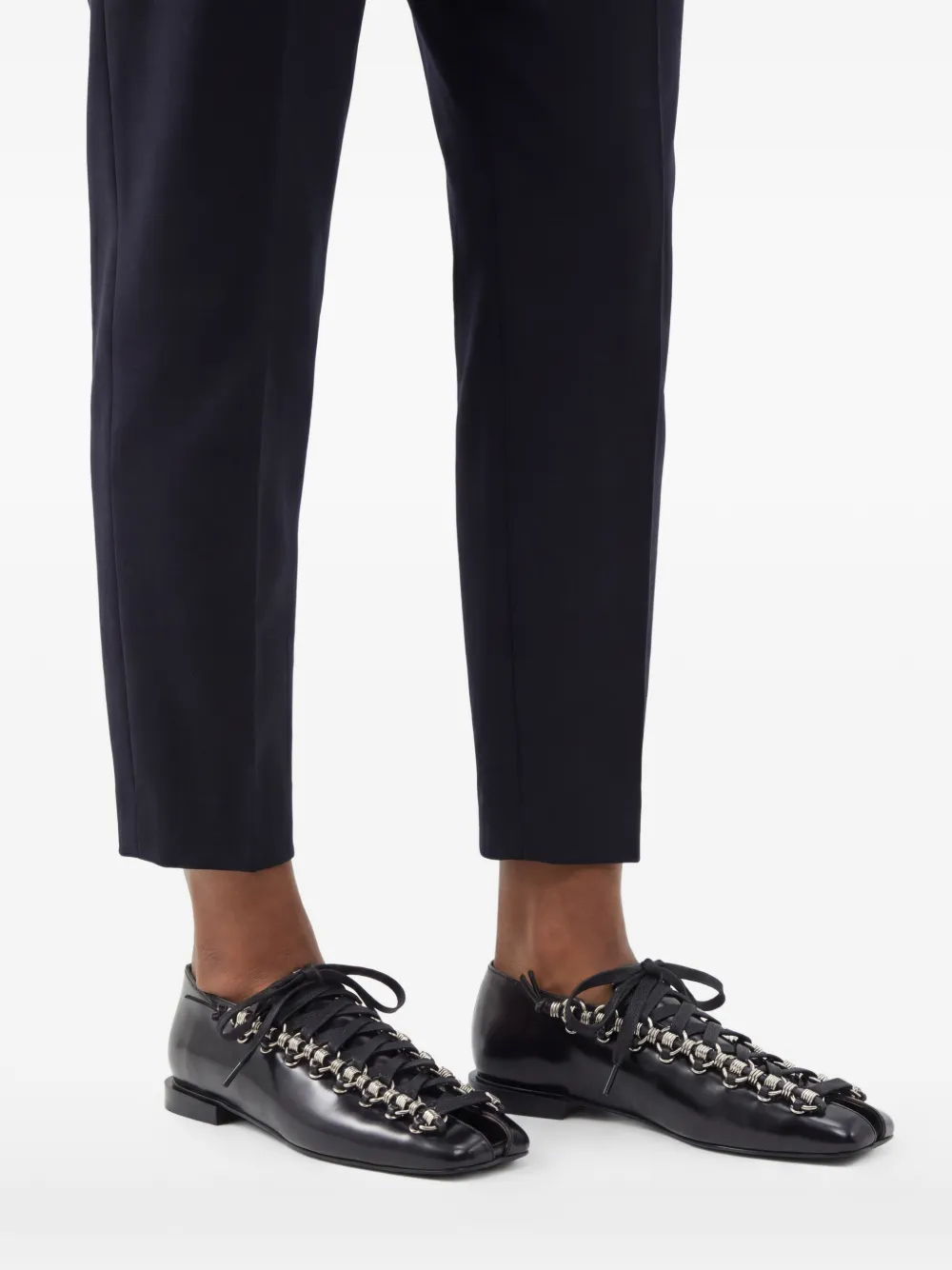 Toga Pulla Pumps met veters Zwart
