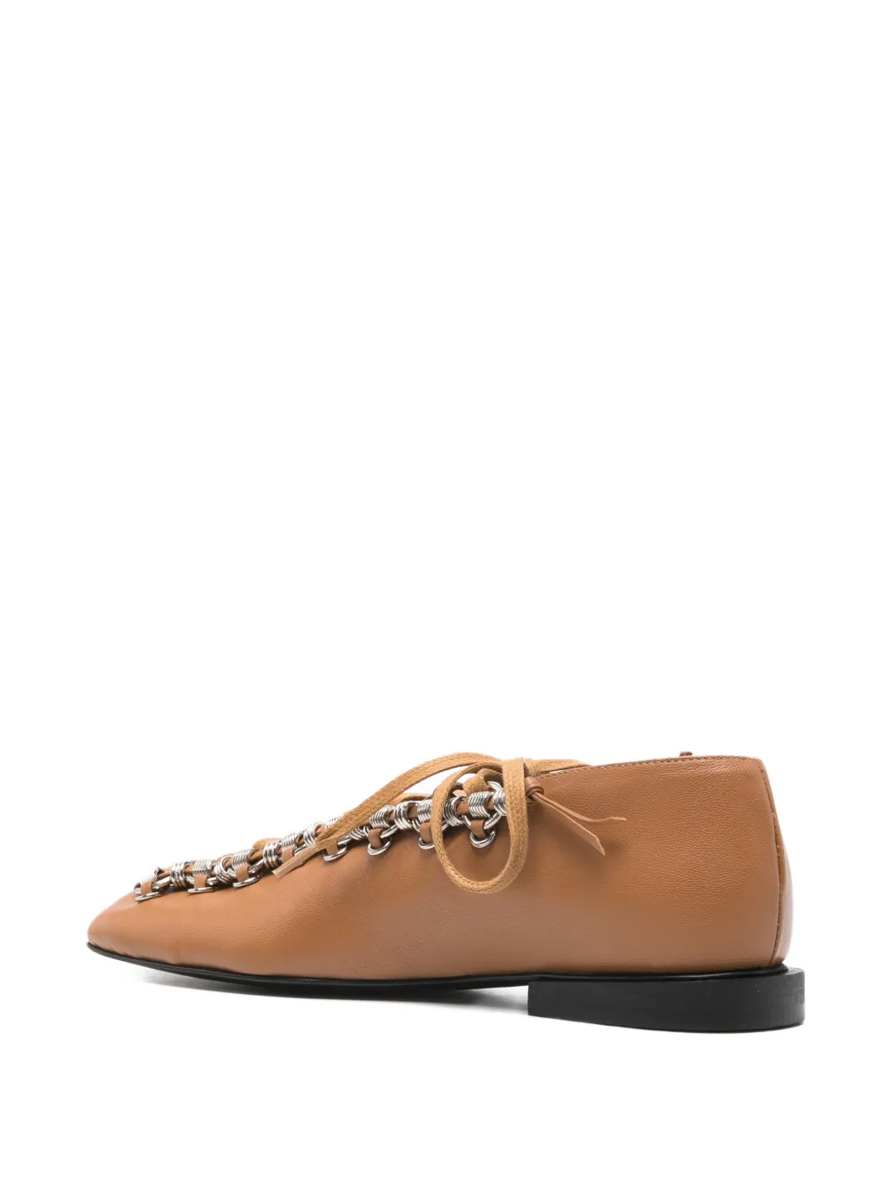Toga Pulla chain detail lace-up shoes Bruin
