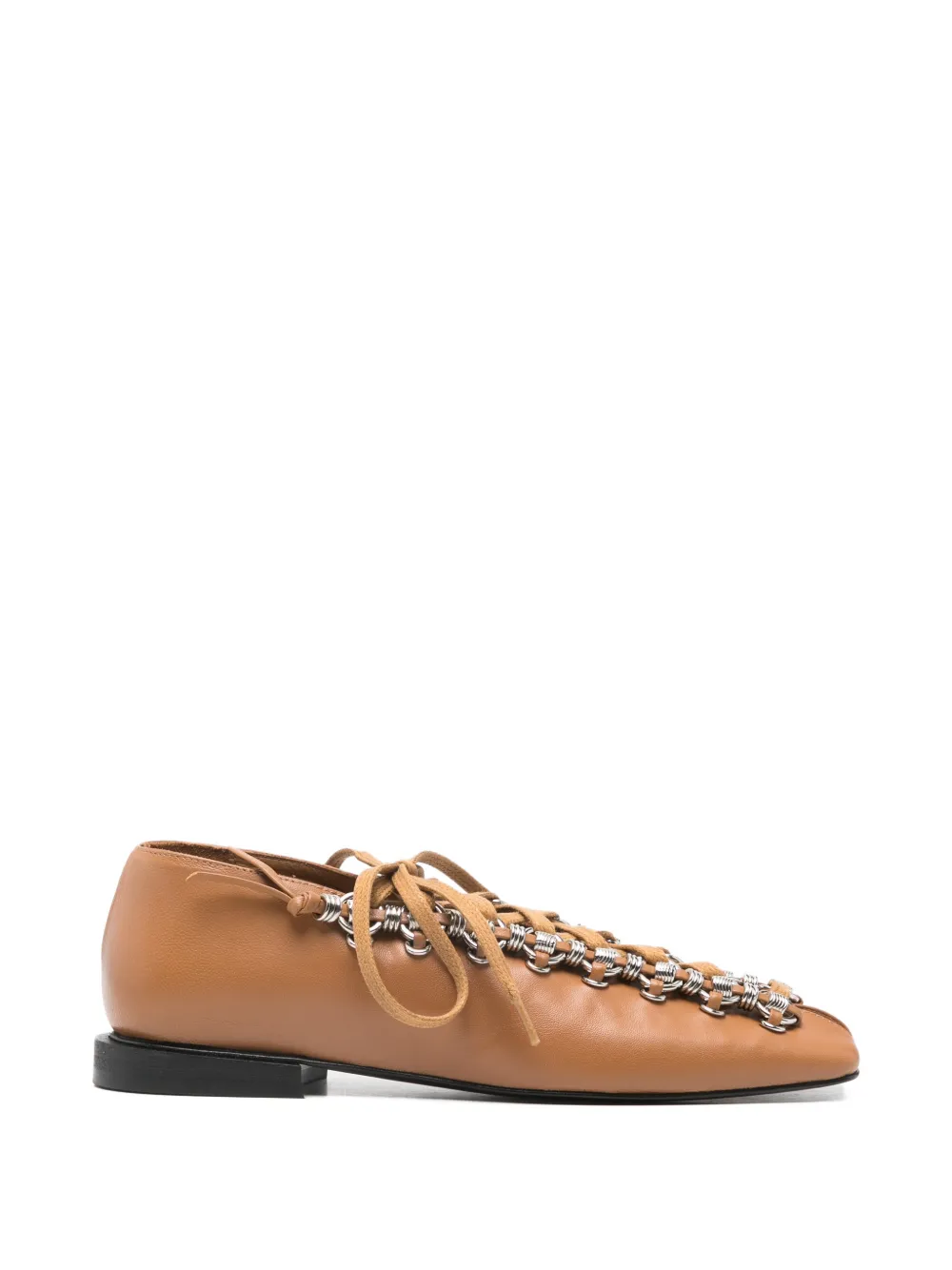 Toga Pulla chain detail lace-up shoes Bruin