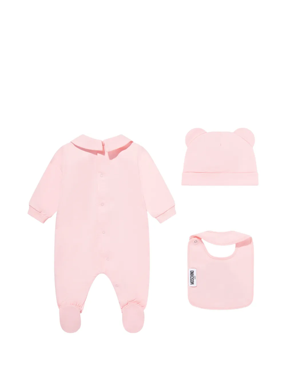 Moschino Kids Romperset met beerprint Roze