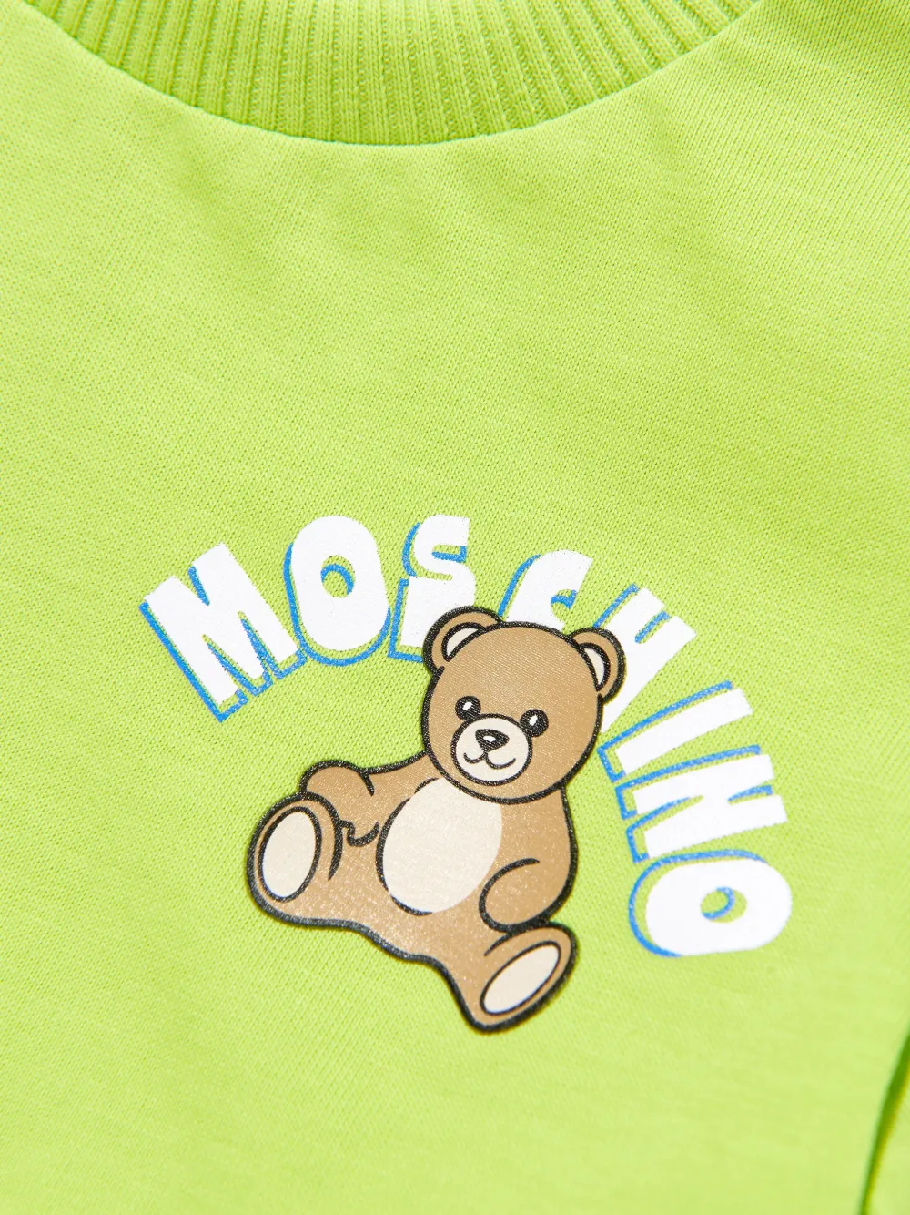 Moschino Kids T-shirt met teddybeerprint Groen