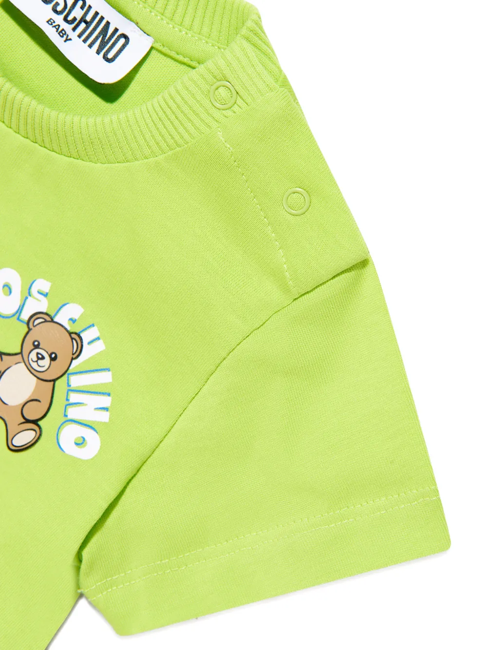  Moschino Kids T-shirt Con Stampa Teddy - Verde 