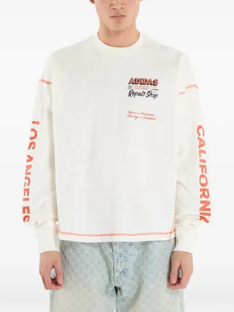 adidas long-sleeve graphic T-shirt