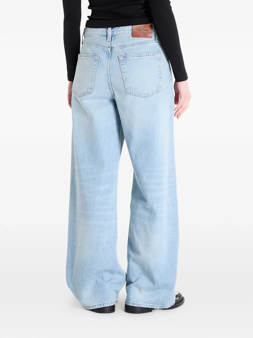  Calvin Klein Low-rise Baggy Jeans - Blue 