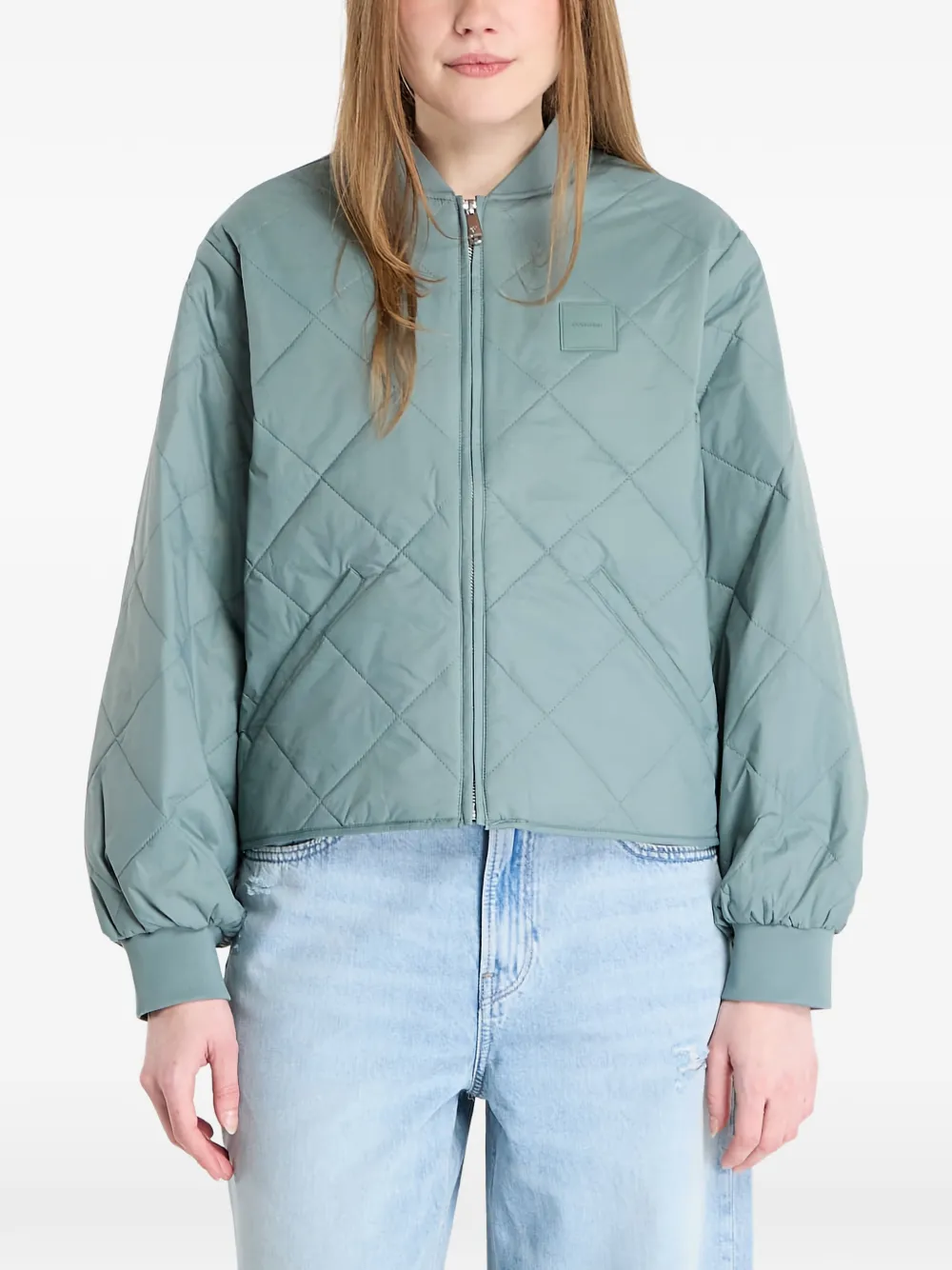 Calvin Klein quilted lightweight jacket - Verde