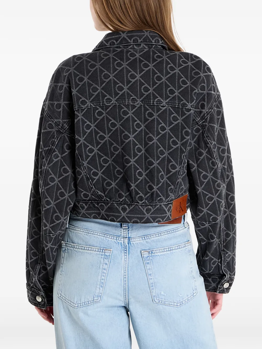 Calvin Klein articulated denim jacket - Nero