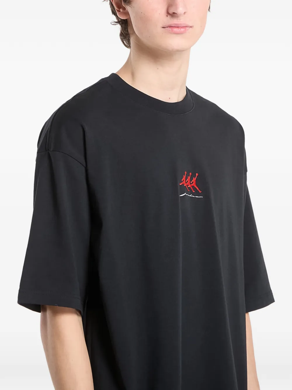 Jordan T-shirt met grafische print Zwart
