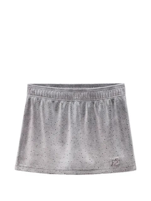 Alexander Wang skorts con detalles de cristal